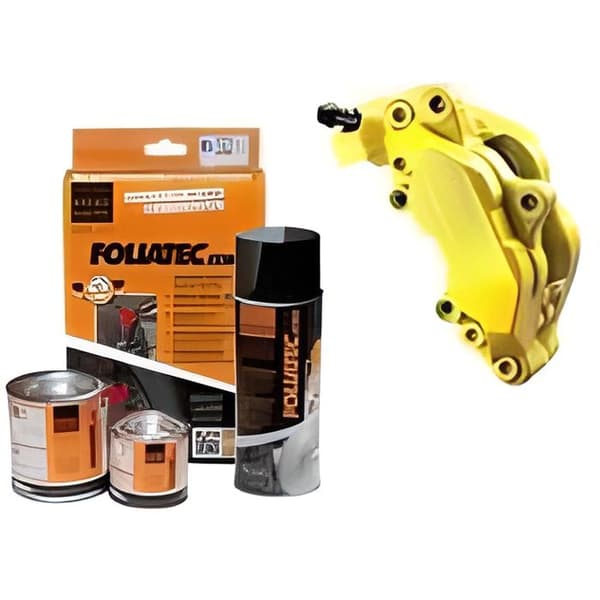 Foliatec BRILLIANT YELLOW bromsokmålarsats