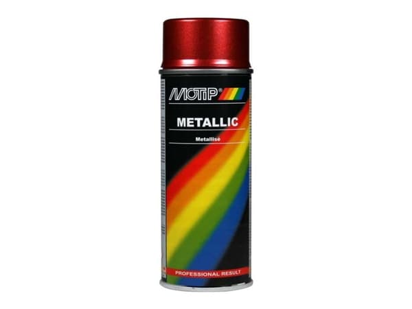 Motip Metallic effekt lak 400ml rød