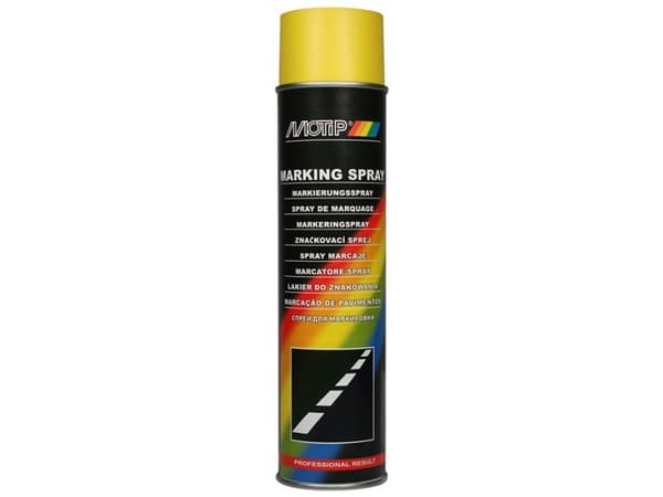 Motip Gul markeringsspray 600ml.