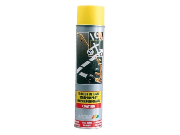 Motip Gul markeringsspray för vagnar 600ml.