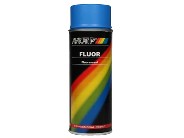 Motip Flouriserende spray 400ml blå