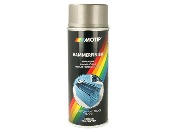 Motip Hammerlak spray grå 400ml.