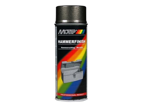 Motip Hammerlak spray grå 400ml.