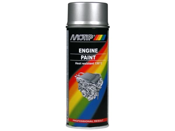 Motip Motorfärg aluminium 150 grader 400ml.