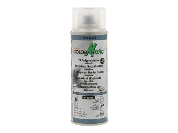ColorMatic 2k Klarklak til forlygter high gloss 200ml
