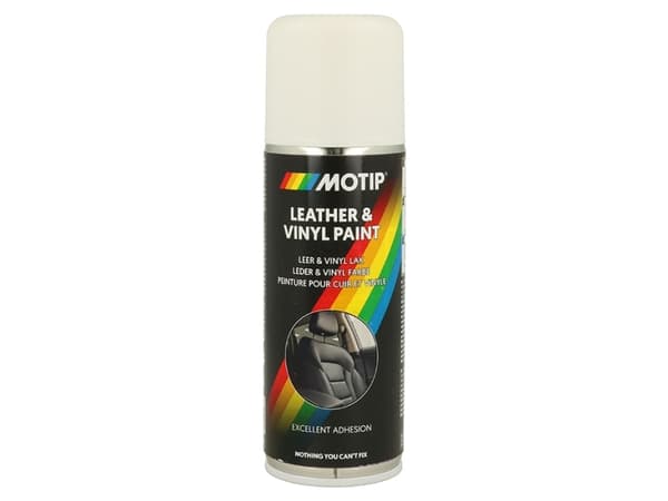 Motip läder- och vinylfärg RAL9016 200ml