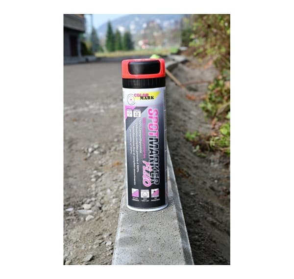 Maamerkki Spotmarker FLUO punainen 500ml, Motip