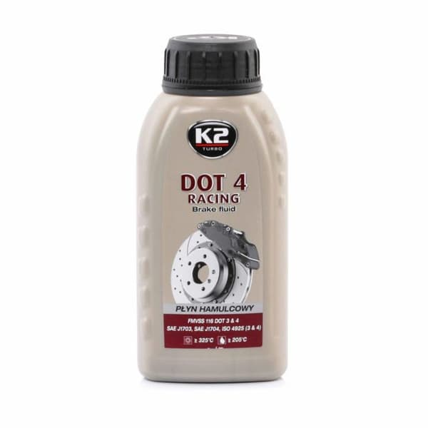 Reparationskit för bromsar - banteknik bromsrenoveringskit K2 - T126 - DOT4 bromsvätska med certifikat. DOT 4 RACING 250ML