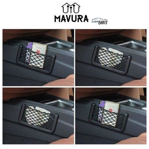 MAVURA Organizer »MAVURACarparts självhäftande förvaringsnät för miniförvaringsfack bilförvaringsnät