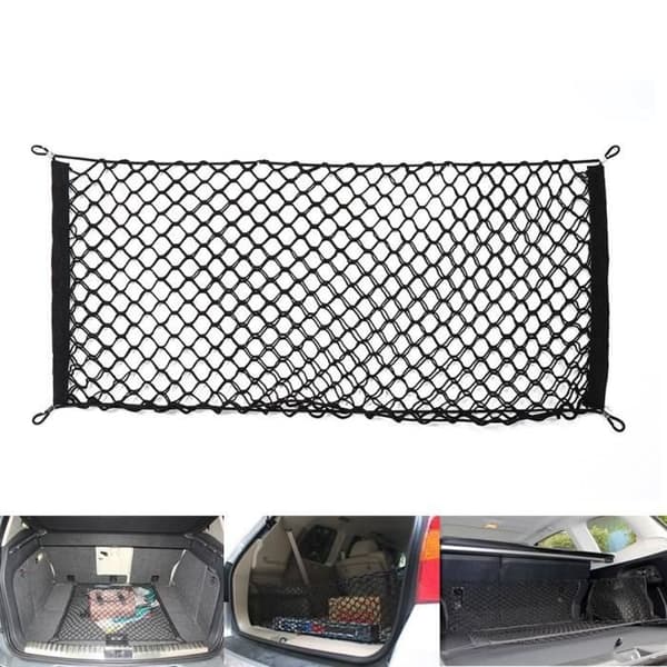 Bil Trunk Net Nylon Elastisk 100x40cm
