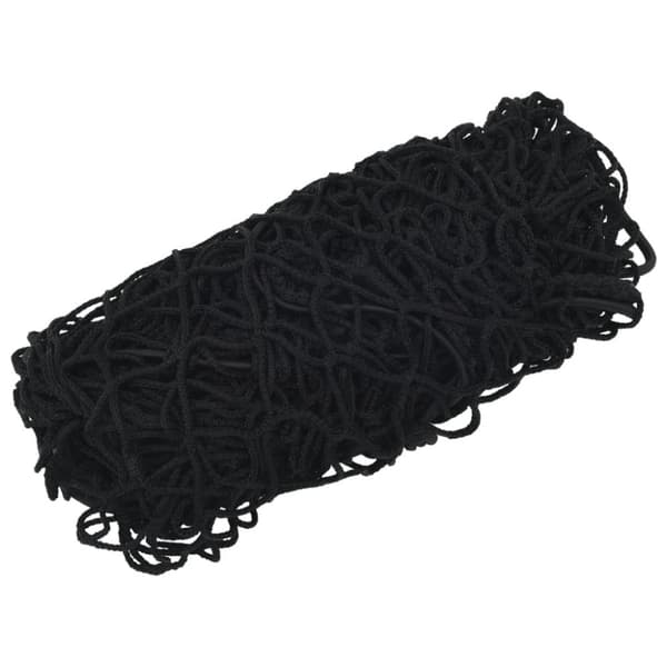 vidaXL Tilhengernett med elastisk tau svart 3x1,65 m PP