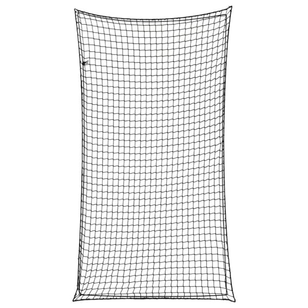 vidaXL Tilhengernett med elastisk tau svart 3x1,65 m PP