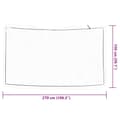 Miniatyrbillede 6 af 6: vidaXL trailernet med elastiksnor 2,7x1,5 m PP hvid
