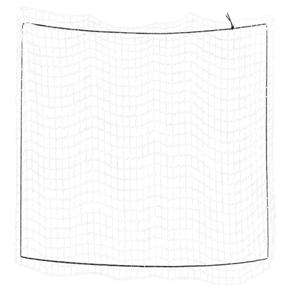 vidaXL Peräkärryn verkko joustavalla köydellä valkoinen 3x3 m PP
