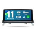 Miniatyrbild 1 av 4: AWESAFE Android 11[4GB+64GB] bilradio för BMW X5 E70 X6 E71 med 10,25 tum, Carplay/Android Auto/WIFI/4G, CIC-system[2010-2013]