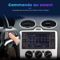 Miniatyrbild 4 av 4: Awesafe Android bilradio för Ford Focus 2 DIN 7 tums pekskärm USB/WiFi/FM RDS