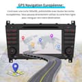 Miniatyrbild 3 av 4: AWESAFE 2 Din bilradio för Mercedes-Benz C-Klass W203/CLC W203/CLK W209 CLK200 med CD 7-tums pekskärm/GPS/Bluetooth/Mirrolink