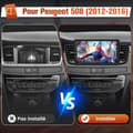 Miniatyrbild 3 av 4: AWESAFE Android 12 bilradio för Peugeot 508 (2012-2016) [2GB+32GB] med 9-tums pekskärm Carplay Android Auto GPS Wi-FI