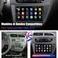 Miniatyrbild 4 av 4: AWESAFE Android 12 bilradio för Seat Leon 2 MK2(2005-2012)[2GB+32GB]9 tums pekskärm med GPS/Carplay Android Auto/Bluetooth
