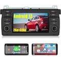 Miniatyrbild 1 av 4: AWESAFE Android 12 bilradio för BMW E46 Rover 75 MG ZT [2GB+32GB] Carplay/Android Auto med 7-tums pekskärm GPS Bluetooth WiFi