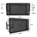 Miniatyrbild 4 av 4: AWESAFE Android 12 bilradio för Audi A3/S3/RS3 2GB+32GB, 7 tum med GPS Wi-Fi Bluetooth RDS FM