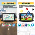 Miniatyrbild 4 av 6: AWESAFE Android 12 bilradio för Renault Dacia Duster Sandero Captur Lodgy Symbol Logan 7" skärm med GPS Carplay Android Auto WiFi