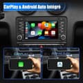 Miniatyrbild 2 av 4: AWESAFE Android 12 bilradio för Audi A3 8P S3 RS3 Sportback [2GB+32GB], 7-tums pekskärm med GPS Carplay Android Auto, Wi-Fi