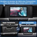 Miniatyrbild 2 av 4: AWESAFE Android 12 bilradio för Mercedes Benz Smart 2011-2015(2GB+32GB)9 tum med Carplay GPS WiFi Bluetooth Android Auto