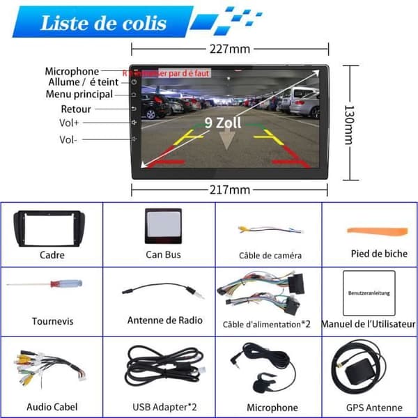 AWESAFE 12 bilradio för Seat Ibiza 6j 2009-2013(2GB+32GB) 9 tums skärm med Carplay GPS Bluetooth Android Auto RDS WiFi