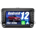 Miniatyrbild 1 av 4: AWESAFE Android 12 Bilradio för Golf VW Passat Polo Seat Skoda, 7'' pekskärm, Carplay Android Auto RDS, GPS, WiFi 2GB+32GB