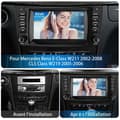 Miniatyrbild 2 av 4: AWESAFE Android 12 bilradio för Mercedes-Benz E-klass W211 GLS-klass W219(2G+32G)9 tum med Carplay AndroidAuto GPS Bluetooth
