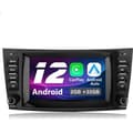 Miniatyrbild 1 av 4: AWESAFE Android 12 bilradio för Mercedes-Benz E-klass W211 GLS-klass W219(2G+32G)9 tum med Carplay AndroidAuto GPS Bluetooth