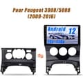 Miniatyrbild 1 av 4: AWESAFE Android 12 bilradio för Peugeot 3008/5008(2009-2016) med 9 tums pekskärm GPS Bluetooth FM SD RDS