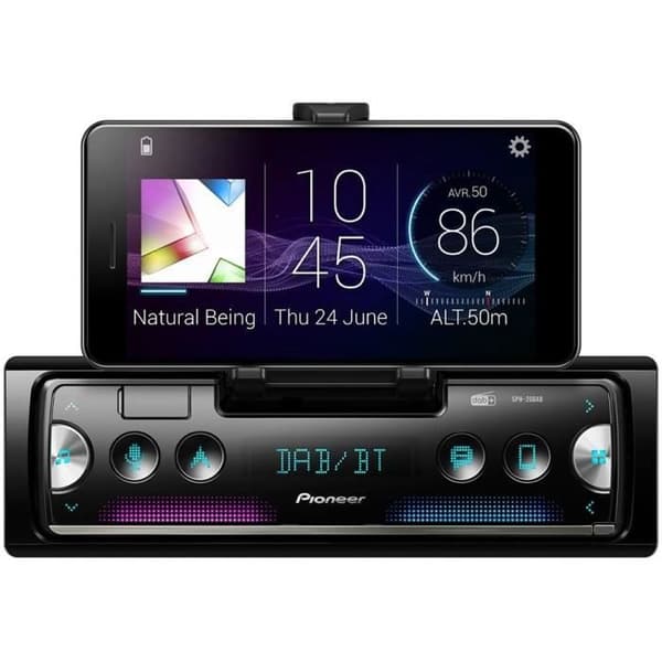 Autoradio - PIONEER - 1DIN - Inbyggd smartphonesupport - Bluetooth - DAB - USB - Ansluten via Pioneer Smart Sync-app