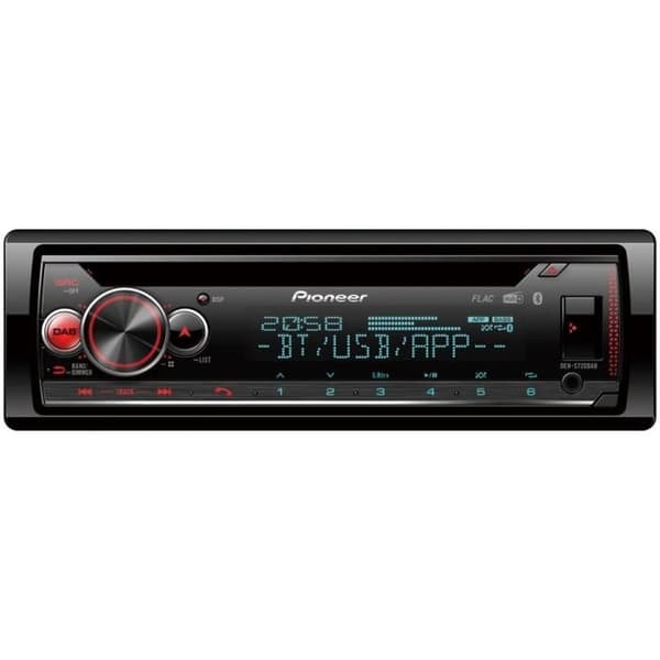 Autoradio - PIONEER - 1DIN - CD - Bluetooth - DAB - USB - Ansluten via Pioneer Smart Sync-appen