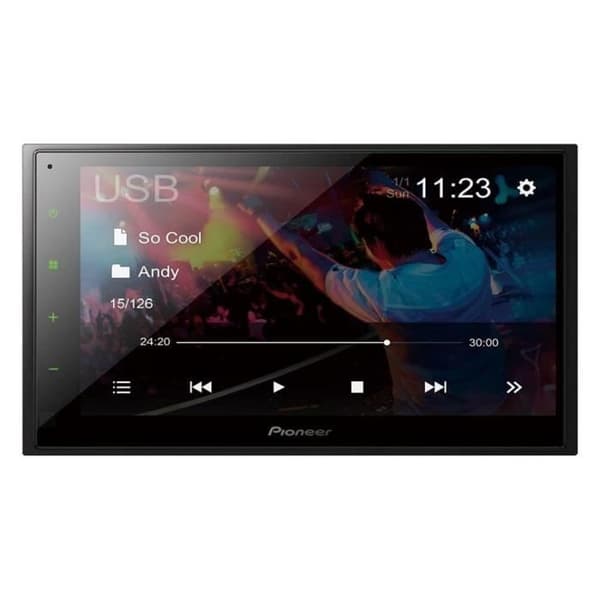 Bilradio - PIONEER - DMH-A340DABDAB - USB - 2 DIN - 6,8" kapacitiv skärm av typen "FLAT" - Bluetooth - DAB+