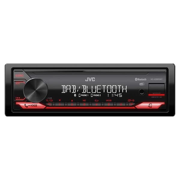 Jvc Radio Mp Kd-x282dbt 3 Spiller Bluetooth Søvfarvet