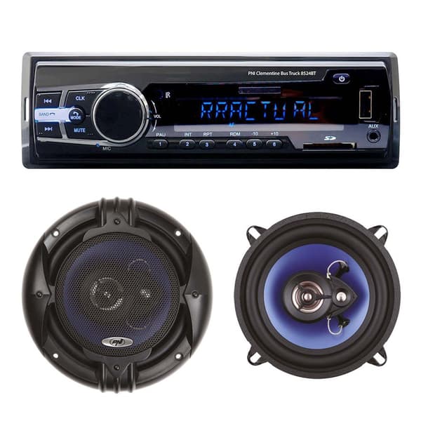 Pni Radio Koaksiaalisilla Kaiuttimilla 8524bt 45w Hifi650 Musta