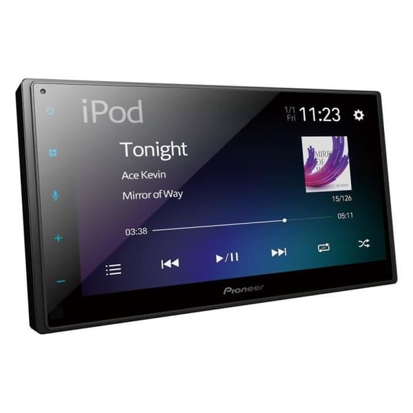 Bilradio - PIONEER - SPH-DA160DAB - 2 DIN - 6,8" kapacitiv skärm - Bluetooth - DAB+