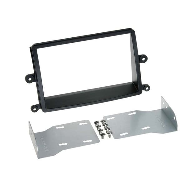 Frontadapter 2-DIN för Mitsubishi L200 2006 > svart