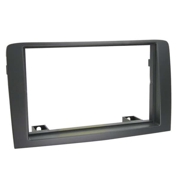 2-DIN frontplatta adapter - Fiat - Idé - Svart färg - Double-Din ljudsystem - 2003 och uppåt
