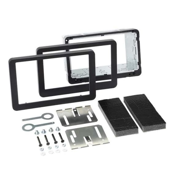 2-DIN frontadapter - Alfa - 159/Brera/Spider - Svart - Double-Din - Ljudsystem