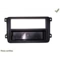 Miniatyrbild 2 av 2: Bilradio fascia - Volkswagen - Golf5 - Svart - Single DIN - Kompatibel med flera modeller