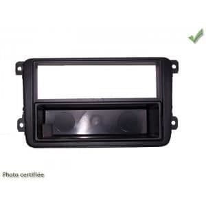 Bilradio fascia - Volkswagen - Golf5 - Svart - Single DIN - Kompatibel med flera modeller
