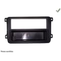 Miniatyrbild 1 av 2: Bilradio fascia - Volkswagen - Golf5 - Svart - Single DIN - Kompatibel med flera modeller
