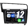 Miniatyrbild 1 av 6: AWESAFE Android 12 bilradio för VW Golf 7 (2012-2020), 1GB+32GB 10-tums pekskärm med Carplay Android Auto GPS WiFi Bluetooth FM