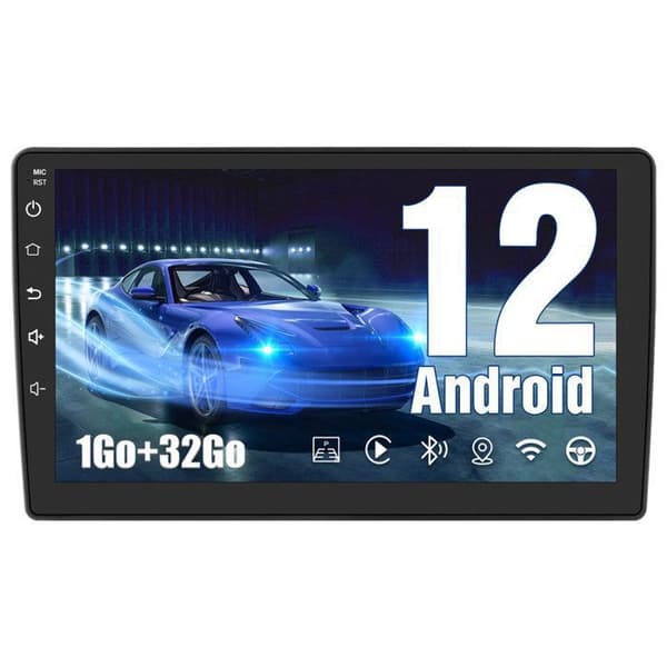 AWESAFE Android 12 bilradio för Peugeot 407 (2004-2008) 1GB + 32GB 9'' pekskärm med Carplay GPS Android Auto FM