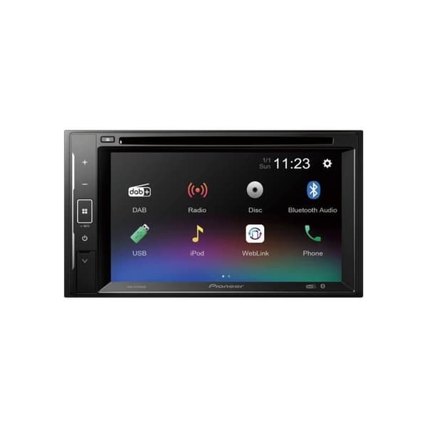 Bilradio - PIONEER - AVH-A240DABDAB - DVD - USB - 2 DIN - 6,2" - DAB+ - Bluetooth