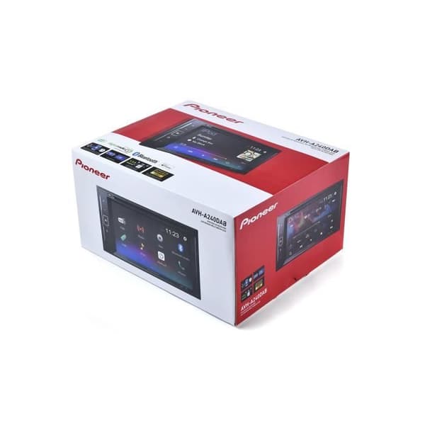 Bilradio - PIONEER - AVH-A240DABDAB - DVD - USB - 2 DIN - 6,2" - DAB+ - Bluetooth
