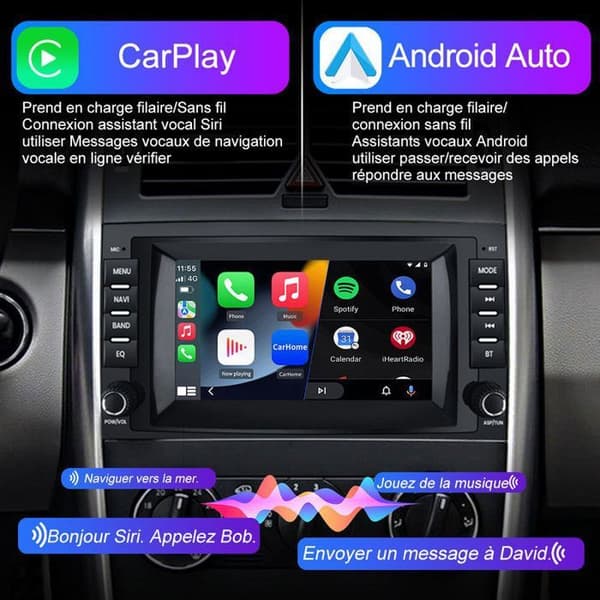 AWESAFE Android 13 2GB+64GB bilradio för Mercedes-Benz Vito Viano Sprinter W639/B-Class W245/W169 8"-skärm Carplay Android Auto